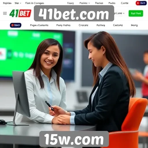 Atendimento ao cliente do 41bet.com é satisfatório